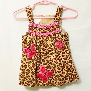 Cute leopard butterfly dress